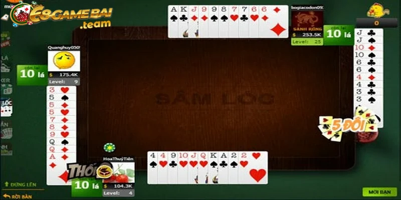 Sâm Lốc là một trò chơi dân gian phổ biến ở miền Bắc sử dụng bộ poker 52 lá